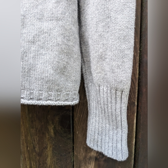 Title Nine - Ribbed Cable Knit Hooded Sweater - Women's Large - Picture 4 of 9